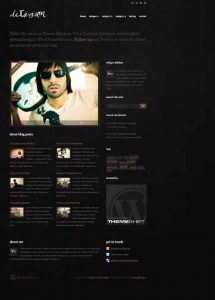 Delirium WordPress theme by ThemeShift