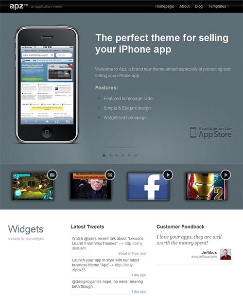 Apz WordPress Theme by wooThemes