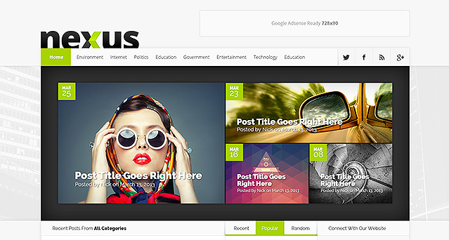 Nexus WordPress Theme